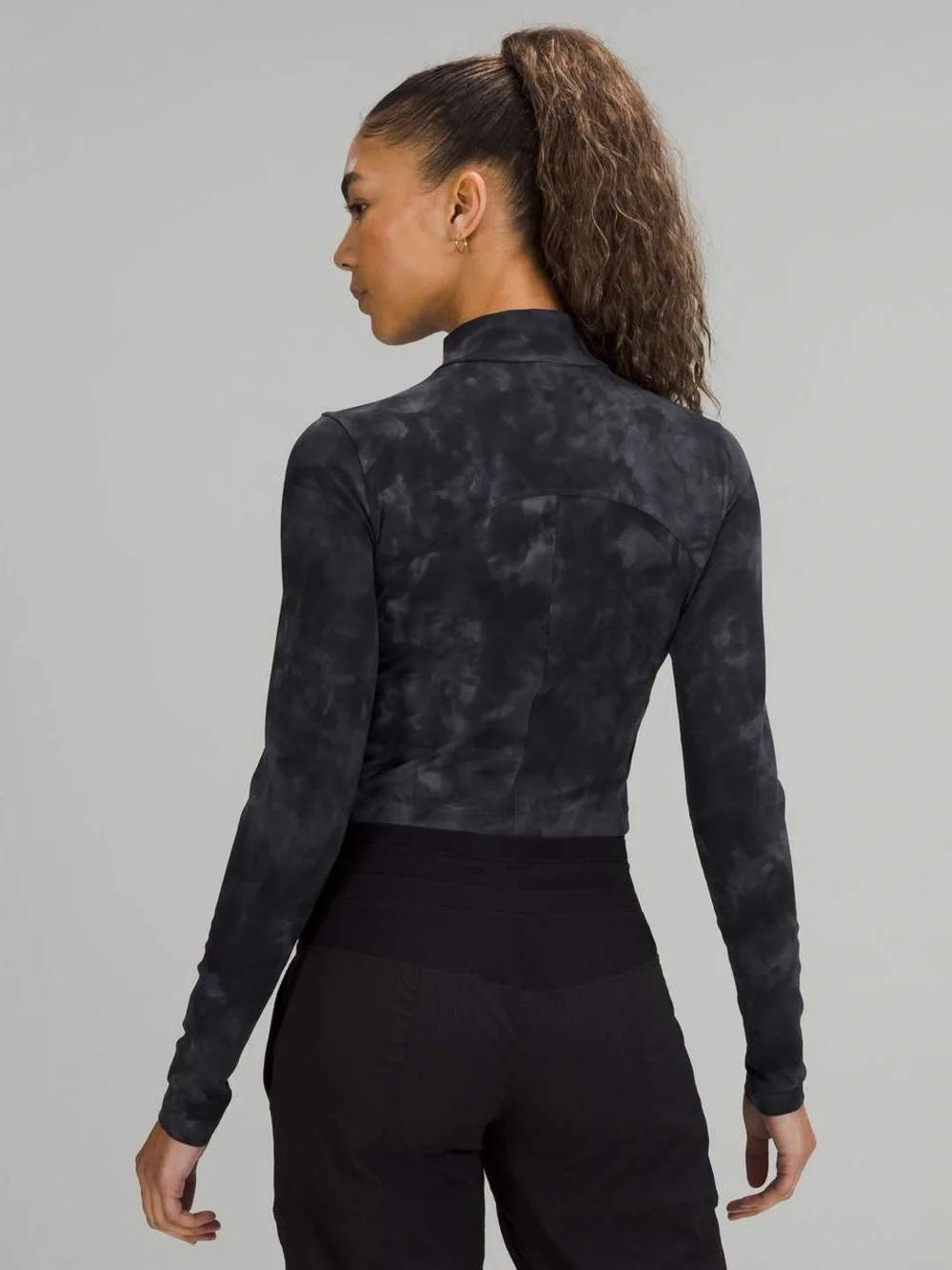 049. Lululemon All Aligned Mock Neck Long Sleeve Shirt Diamond Dye